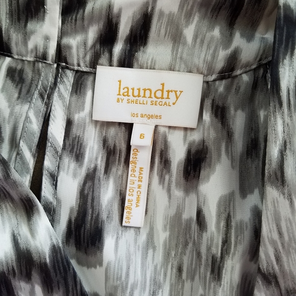 NEW Laundry by Shelli Segal sleeveless print top - Picture 6 of 7